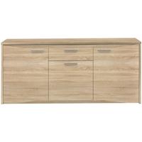 gami palace sonoma oak sideboard 3 door 1 drawer