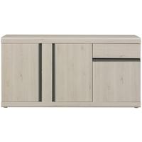 Gami Barolo Whitewashed Pine Sideboard - 3 Door 1 Drawer