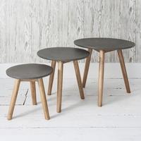 Gallery Direct Bergen Grey Nest Of Table