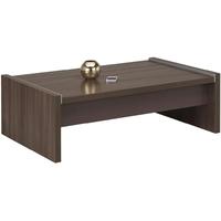 Gautier Preface Smoked Walnut Coffee Table with Sliding Tray