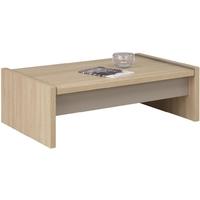 Gautier Preface Natural Oak Coffee Table with Sliding Tray