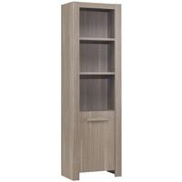 Gami Hangun Charcoal Oak Bookcase - 1 Door