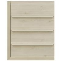 gami siena whitewashed pine chest of drawer 4 drawer tall