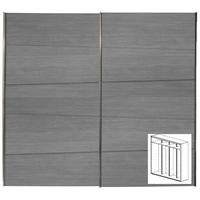 gautier odea grey walnut sliding wardrobe w 240cm