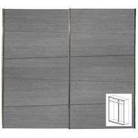 gautier odea grey walnut sliding wardrobe w 180cm