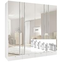 gautier odea wardrobe with mirror door and drawer w 300cm 5 x 60cm