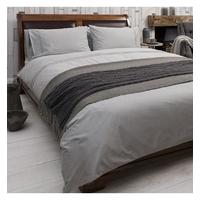 Gallery Direct Kintyre Quilt Grey Cover Set