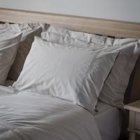 gallery direct kintyre oxford natural pillowcase pair