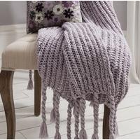 gallery direct salisbury chunky heather throw