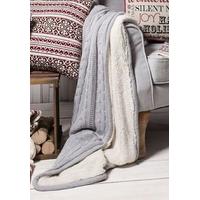 gallery direct glencoe grey throw