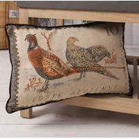 gallery direct pheasant stamp natural cushion