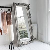 Gallery Direct Carved Louis Leaner Mirror - Silver