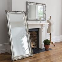 gallery direct harrow leaner mirror silver