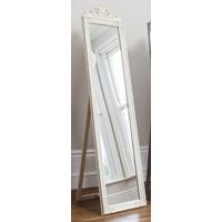 Gallery Direct Lambeth Wood Cheval Mirror - White