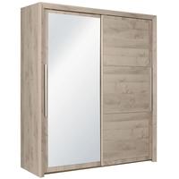 Gami Sarlat Oak Sliding Wardrobe - 2 Door with Mirror