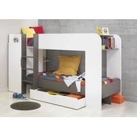Gami Jeko White and Grey Bunk Bed