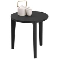 gautier addict alto black pedestal table