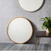 Gallery Direct Higgins Antique Gold Mirror - Round