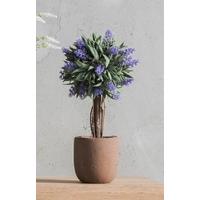 gallery direct faux lavender ball tree 38cm set of 4