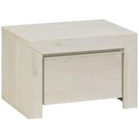 Gami Sarlat Cherry White Bedside Cabinet - 1 Drawer