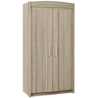 gami montana grey oak desk wardrobe 2 door