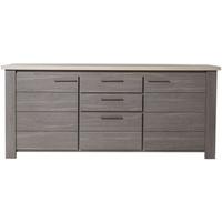 gami toscane baroque oak sideboard 2 door 3 drawer