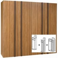 gautier odea brown walnut wardrobe w 120cm