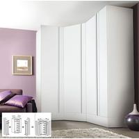 Gautier Odea Corner Wardrobe - W 165cm (1 x 105cm + 2 x 60cm)