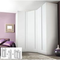 Gautier Odea Corner Wardrobe - W 195cm (1 x 105cm + 1 x 90cm)