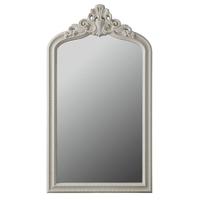 gallery direct josephine crested leaner cream mirror