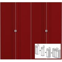 gautier odea sienna textile door wardrobe w 240cm 2 x 90cm 1 x 60cm