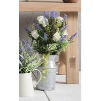 gallery direct faux grasses in metal jug 30cm set of 6