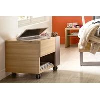 Gautier Graphic Bedside Unit - 1 Drawer on Castors