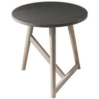 Gallery Direct Hamar Round Side Table Grey