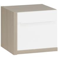 Gami Faro Grey Ash Bedside Cabinet - 1 Drawer