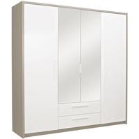 Gami Faro Grey Ash Wardrobe - 4 Door 2 Drawer