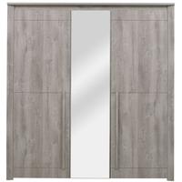 Gami Eden Grey Oak Wardrobe - 3 Door