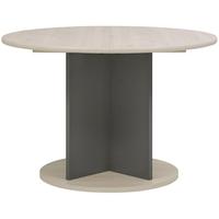 Gami Barolo Whitewashed Pine Dining Table - Round Extending