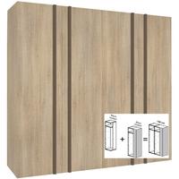 Gautier Odea Smoked Oak Wardrobe - W 150cm