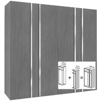 gautier odea grey walnut wardrobe w 120cm