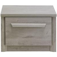 Gami Eden Grey Oak Bed Cabinet - 1 Drawer