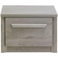 gami eden grey oak bed cabinet 1 drawer