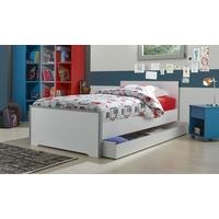 Gami Babel White Bed with Drawer