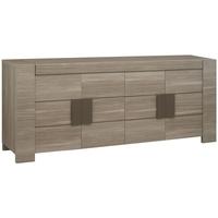 gami atlanta charcoal oak sideboard 4 door