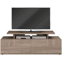 Gautier Brem Smoked Oak TV Unit with Stand - 2 Drawer