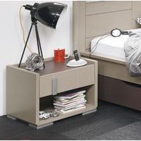 Gautier Tactil Chocolate Bedside Unit - 1 Drawer