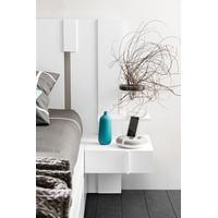 Gautier Symphonie White Bedside Shelf - 1 Drawer 40cm