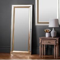 Gallery Direct Phantom Metallic Leaner Mirror