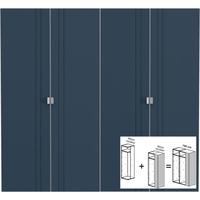 gautier odea coral blue textile door wardrobe w 150cm