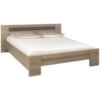 gami moka charcoal oak bed